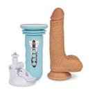 Mini fucking machine avec gode ventouse va-et-vient automatique gode  vaginal ou anal homme ou femme