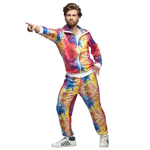 Déguisement Survêtement Disco Multicolore Homme