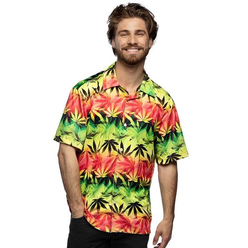 Chemise Hawaïenne Jamaïque Feuilles Homme