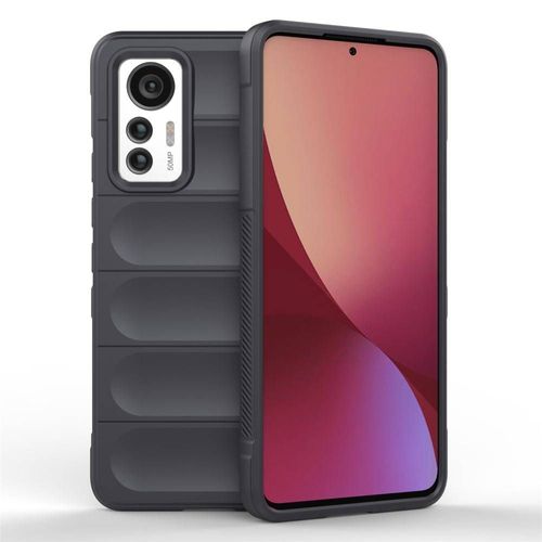 Coque Pour Xiaomi 12 Lite 5g - Housse Etui Silicone Gel Fine + Film Ecran - Gris Fonce