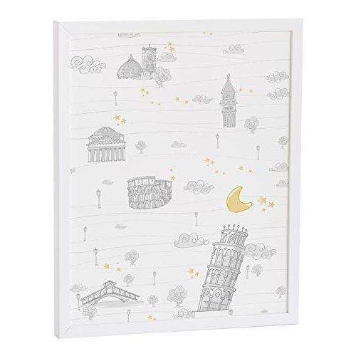 Eiffel textile ItalieTableau, 40x 50cm, couleur gris