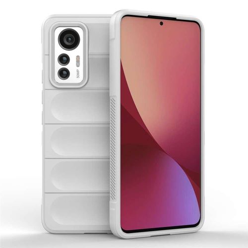 Coque Pour Xiaomi 12 Lite 5g - Housse Etui Silicone Gel Fine + Verre Trempe - Blanc 3d