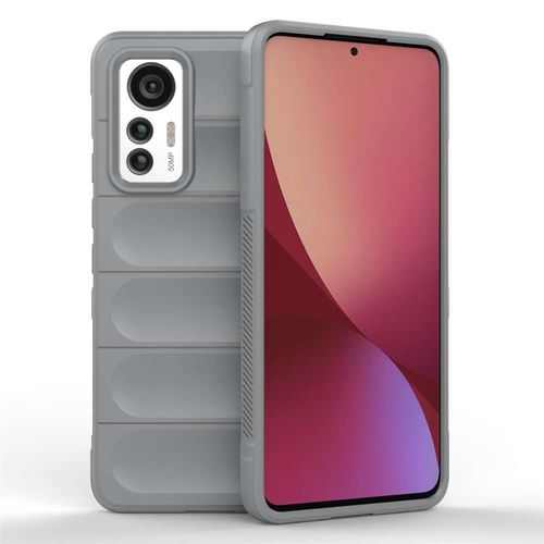 Coque Pour Xiaomi 12 Lite 5g - Housse Etui Silicone Gel Fine + Verre Trempe - Gris Clair