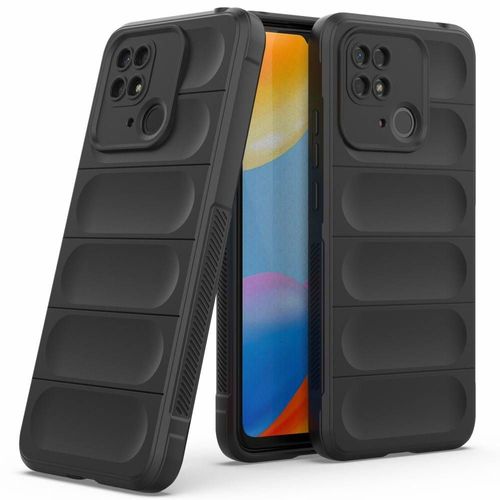 Coque Pour Xiaomi Redmi 10c / Poco C40 - Housse Etui Silicone Gel Fine + Film Ecran - Noir 3d