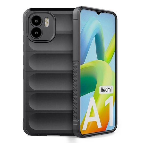 Coque Pour Xiaomi Redmi A1 / A1 Plus - Housse Etui Silicone Gel Fine + Film Ecran - Noir 3d