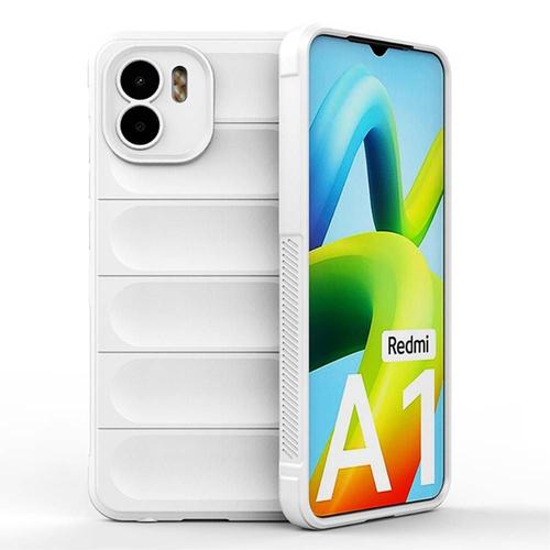 Coque Pour Xiaomi Redmi A1 / A1 Plus - Housse Etui Silicone Gel Fine + Film Ecran - Blanc 3d