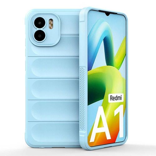 Coque Pour Xiaomi Redmi A1 / A1 Plus - Housse Etui Silicone Gel Fine + Film Ecran - Bleu Clair