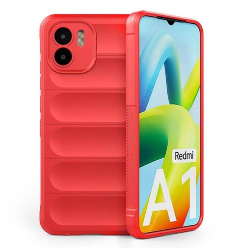 Coque Pour Xiaomi Redmi A1 / A1 Plus - Housse Etui Silicone Gel Fine + Film Ecran - Rouge
