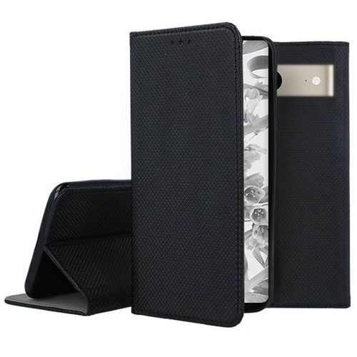 Housse Pour Google Pixel 7 5g - Etui Coque Pochette Portefeuille + Verre Trempe - Noir Magnet