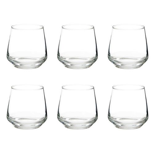 Lot De 6 Gobelets En Verre "Elaya" 34cl Transparent