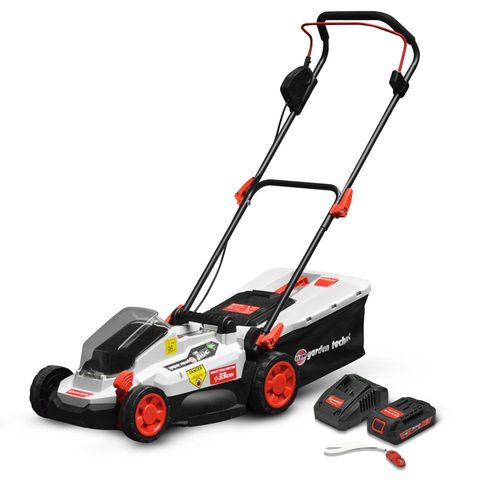 Tondeuse rechargeable 20V - Largeur de coupe 33 cm - Batterie et chargeur fournis - ElemGarden