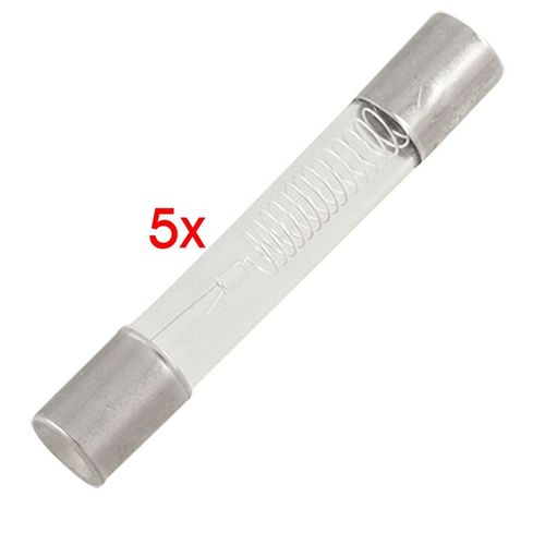 Tubes de remplacement pour fusibles, 5kv, 0,75 a, 750ma, 5 pièces, pour four miniwave