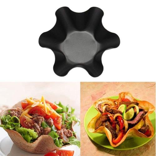 Bol À Pâtisserie Antiadhésif En Forme De Fleur, En Acier Au Carbone, Pour Salade De Tortilla, Poêle À Pâtisserie En Forme De Fleur, Outils De Cuisine