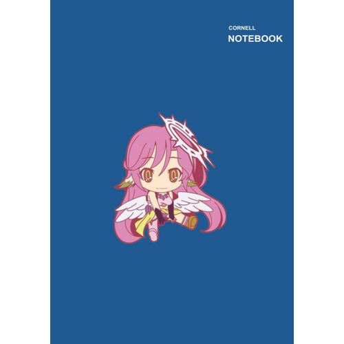 Cornell Note Taking Method Notebook: Notes Cornell, 110 Pages, (8.27 X 11.69 Inches) A4, Jibril No Game No Life Notebook Cover.