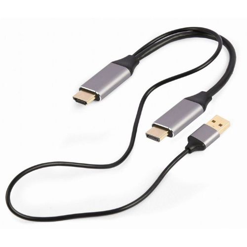 Adaptateur DisplayPort vers HDMI GEMBIRD A-HDMIM-DPM-01 2 m Noir