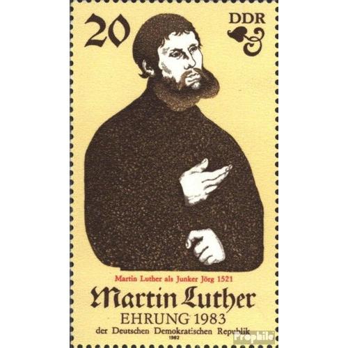 Ddr 2755ii Cassé Je Oblitéré 1982 Martin Luther