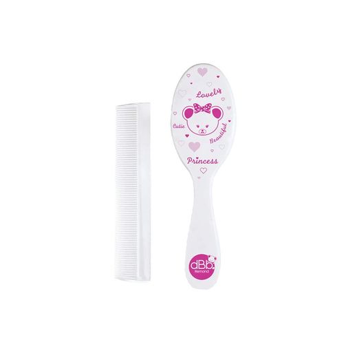 Brosse Et Peigne Odorants - Princesse Rose - Rose