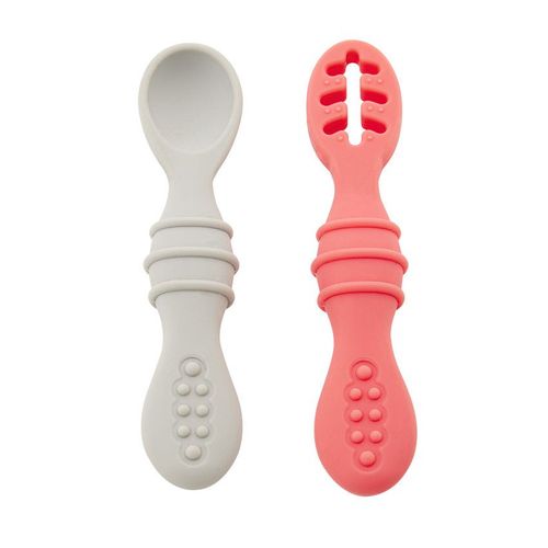 Set De 2 Cuillères D'Apprentissage Yummix - Rose - Rose