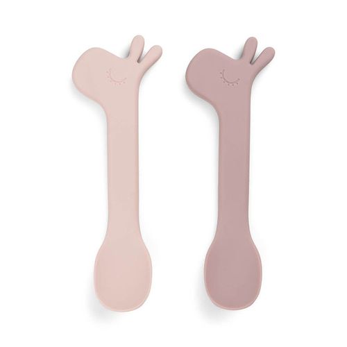 Lot De 2 Cuillères Silicone Lalee Rose - Done By Deer