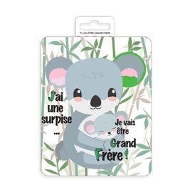Carte À Gratter "Je Vais Être Grand Frère !" - Multicolore