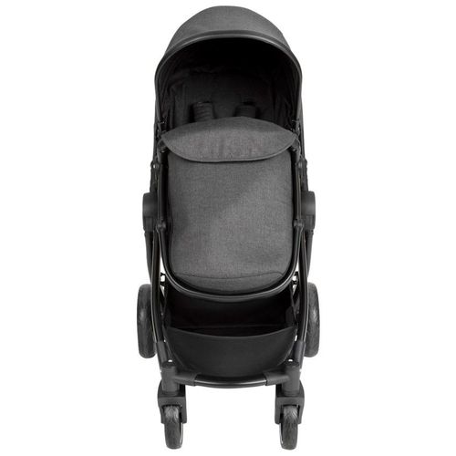 Poussette Duo Théa 2 En 1 Gris Chiné/Noir - Gris Chiné