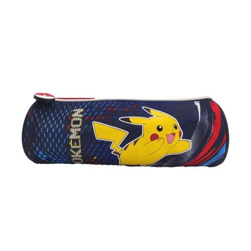 Trousse Ronde Double Face Pokémon Pikachu - Bleu