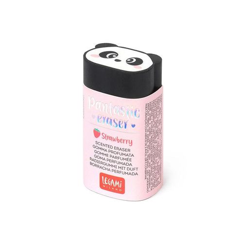 Gomme Parfumée À La Fraise Pantastic Panda - Noir