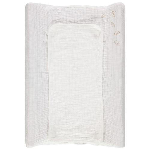 Housse De Matelas À Langer En Gaze De Coton Natural Cocoon - Ecru