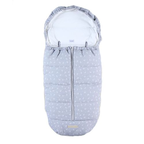 Chancelière En Toile Étanche Pour Poussette - Gris - Gris
