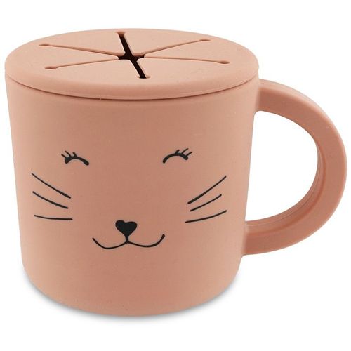 Tasse Snack Silicone Mrs Cat - Beige
