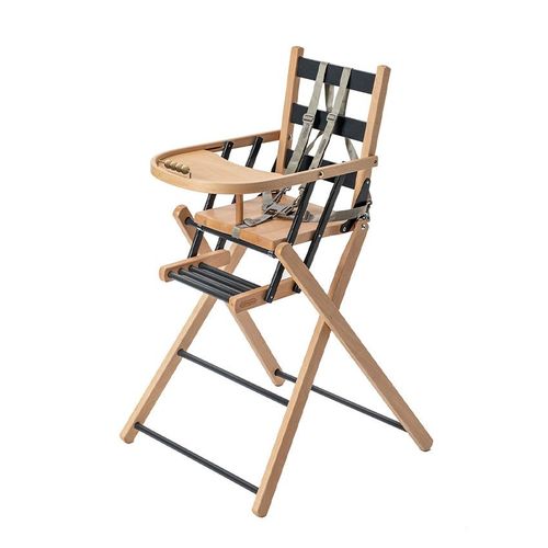 Chaise Haute Pliante Sarah Anthracite - Combelle