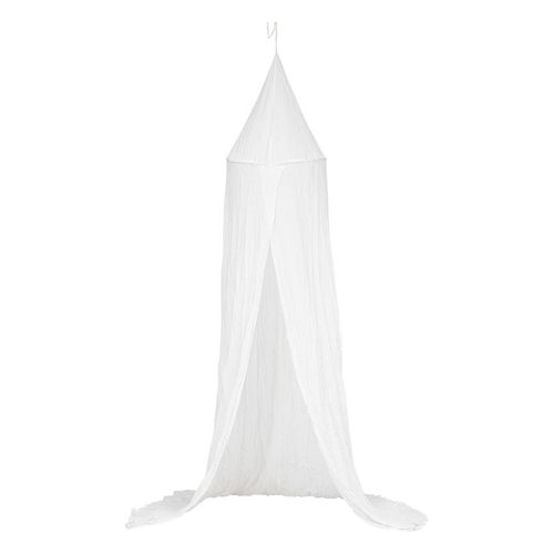 Ciel De Lit En Gaze De Coton Blanc - Blanc