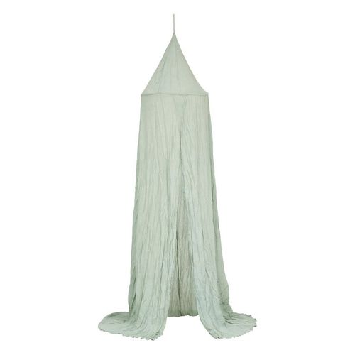 Ciel De Lit En Gaze De Coton Vert - Vert