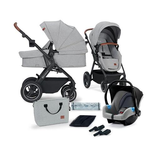 Poussette Trio B-Tour 3 En 1 Mink Pro Gris Clair - Gris Clair