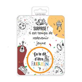 Carte À Gratter "Veux-Tu Être Parrain ?" - Multicolore