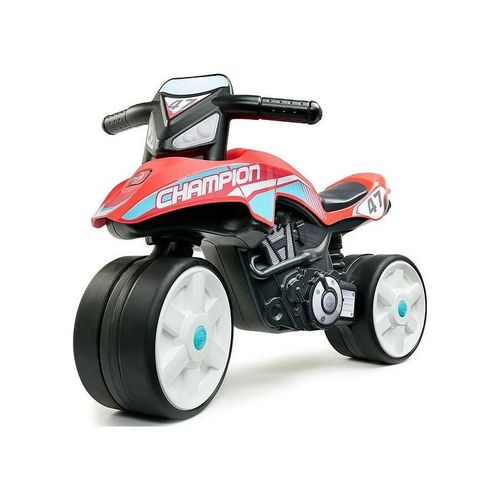 Porteur Moto Champion Avec Roues Silencieuses Rouge - Rouge
