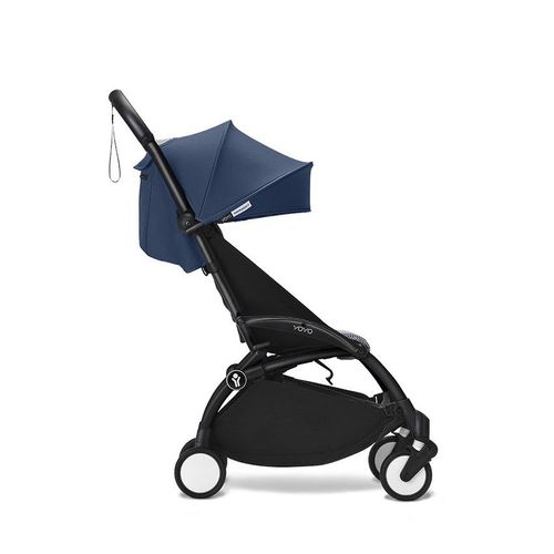 Poussette Stokke® Yoyo³ À Partir De 6 Mois - Cadre Noir/Bleu Air France - Bleu Marine