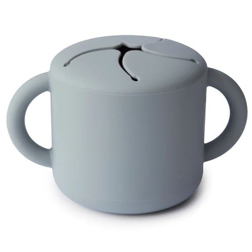 Tasse Snack Silicone Stone - Bleu