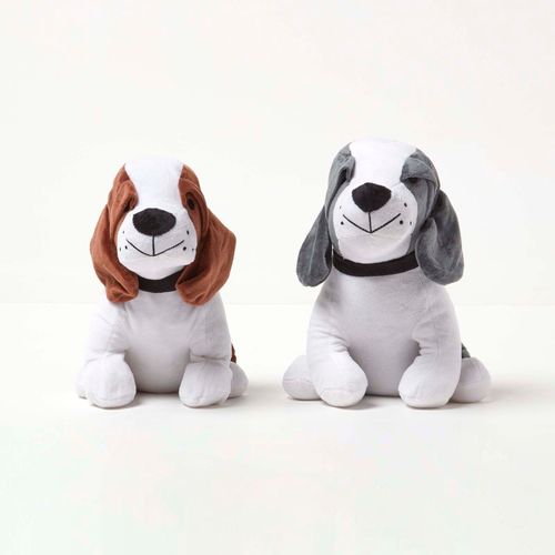 Cale porte chien marron et gris - Lot de 2