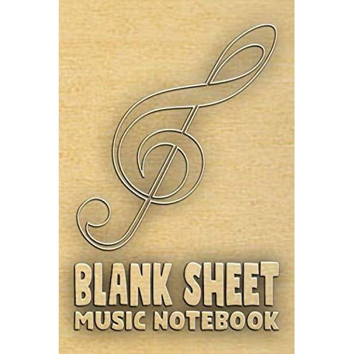 Blank Sheet Music Notebook: Guitar Tablature Notebook Pages,Guitar Music Notes Guitarist Gifts,Manuscript Paper Notebook,Guitar Journal Lined Paper,Journal,Notebook