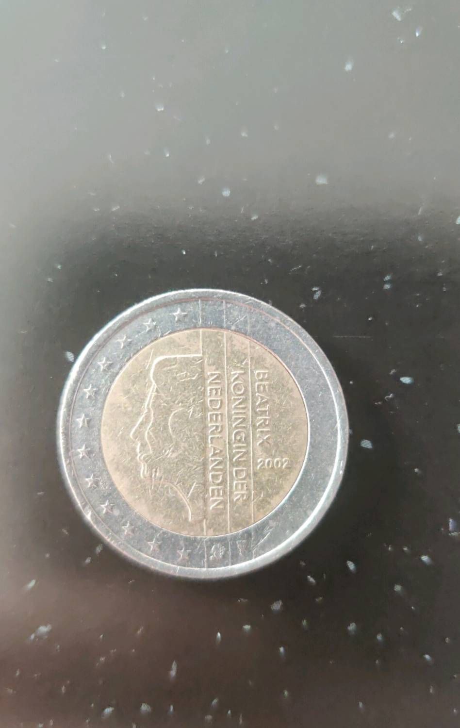 Pièce De 2 Euros Beatrix Koningin Der Nederlanden 2002