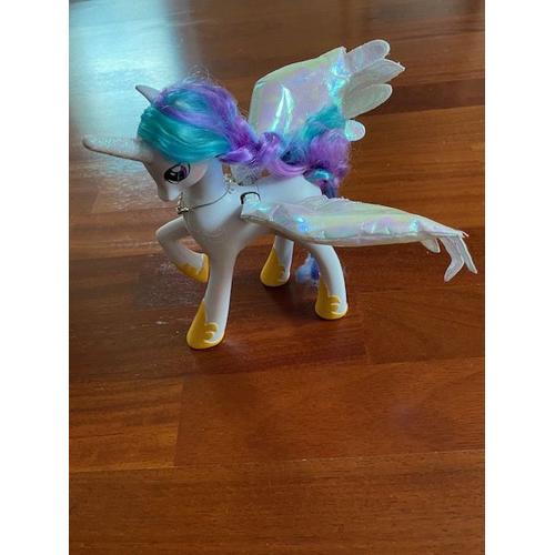 Figurine Sonore Celestia A0633 My Little Pony Aavec Ailes Lumineuses 22cm - Hasbro