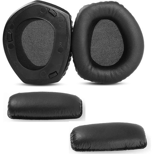 Coussinets de rechange compatibles avec casque Sennheiser RS185 RS195,avec coussin de tête
