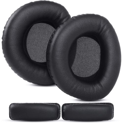 Coussinets de Rechange compatibles avec Casque Sennheiser RS160 RS170 RS180 HDR160 HDR170 HDR180(Cuir protéiné)