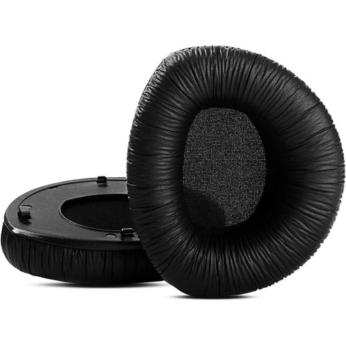 Coussinets d'oreille de Rechange pour Sennheiser RS160, HDR160, RS170, HDR170, RS180,HDR180,Coussinets d'oreille/Pièces de réparation(Cuir froissé)