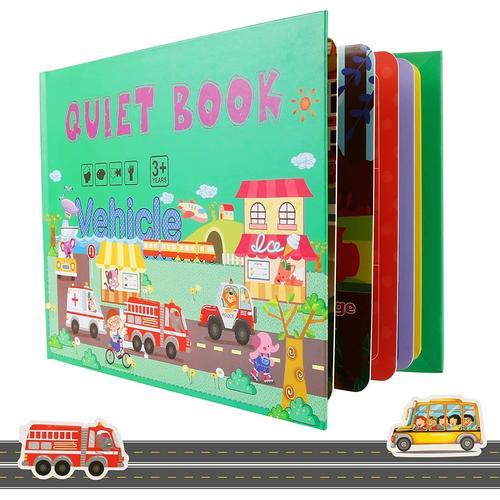 Montessori Quiet Book, Busy Book Livre Occupé Éducatif Puzzle Sensoriel Cahier D'activité Pour Les Enfants De 2 À 6 Ans Motricité Fine Jouet Educatif (Trafic)