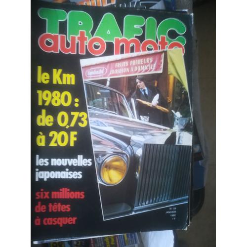 Trafic Auto Moto 59 De 1980 Volvo 345,Talbot 1510,Opel Ascona,Suzuki 125 Gp,Alfa Giulietta