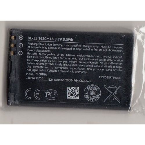 Batterie Nokia Bl-5j 1430mah - 3.7v-3wh