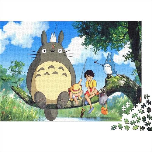 Mon Voisin Totoro Puzzle 500 Pièces Adultes, Personnages de Films  d'animation Jigsaw Classique Puzzles Adulte Et Enfant 500pcs (52x38cm)