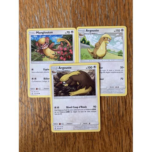 (2874) 2x Argouste + Manglouton (Pokemon)